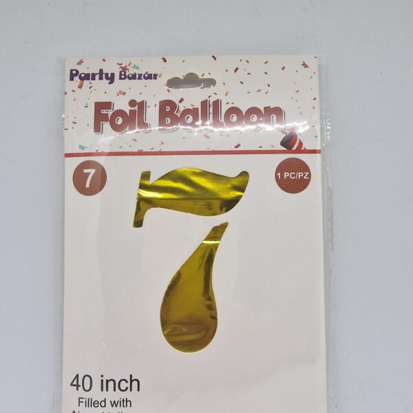Balon broj (folija, cca 100 cm) – 7