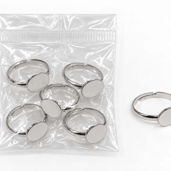 Metalna komponenta prsten INOX – Srebrna