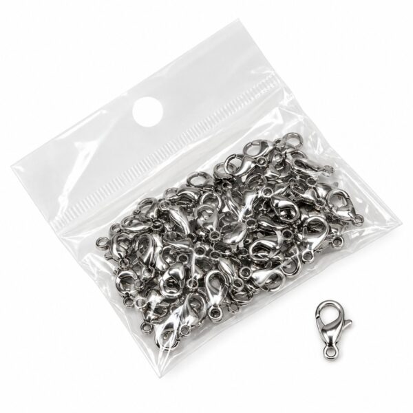 KOPČICA srebrna (ČELIK/INOX)1,2mm cca40kom