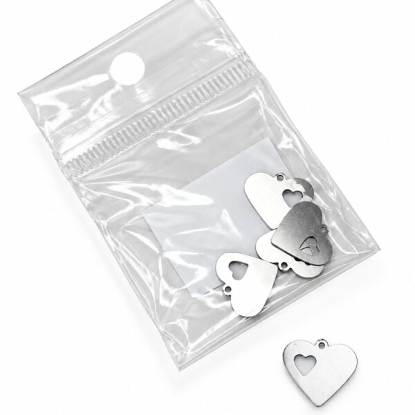 METALNI PRIVJESAK- (ČELIK/INOX) 5kom