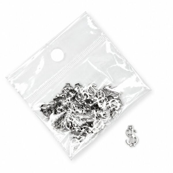 METALNI PRIVJESAK-(ČELIK/INOX) cca50kom