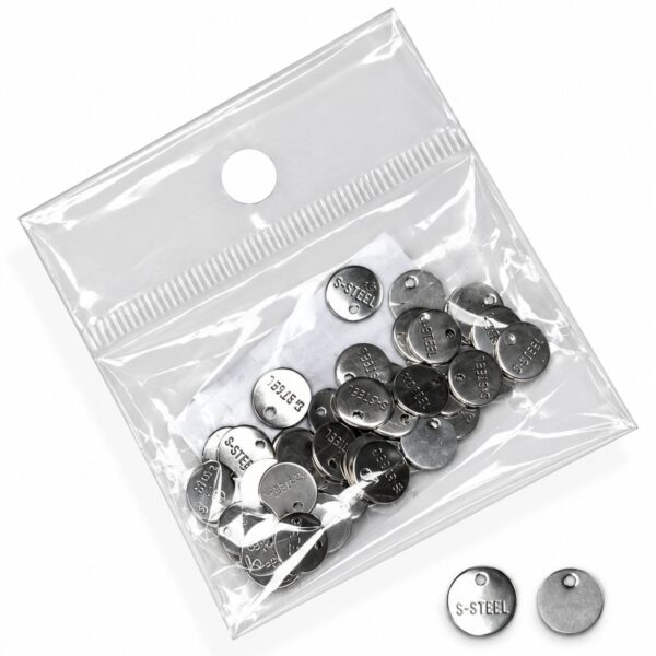 METALNI PRIVJESAK- (ČELIK/INOX) cca50kom